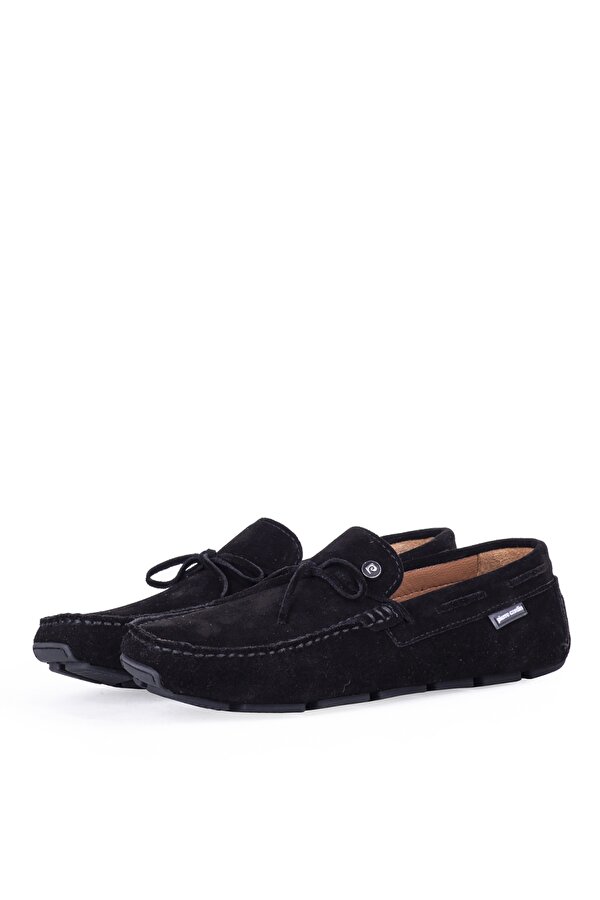 Pierre Cardin 241012 Erkek Nubuk Deri Loafer Ayakkabı Siyah Süet