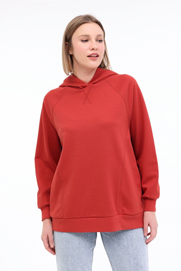 Lumberjack WL ERIKA 17SS317 4PR Kiremit Kadın Sweatshirt