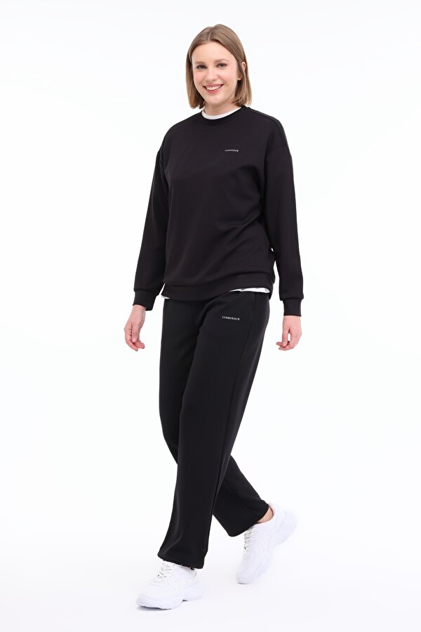 Lumberjack WL GAIL 16BT230 5FX Siyah Kadın Sweatshirt