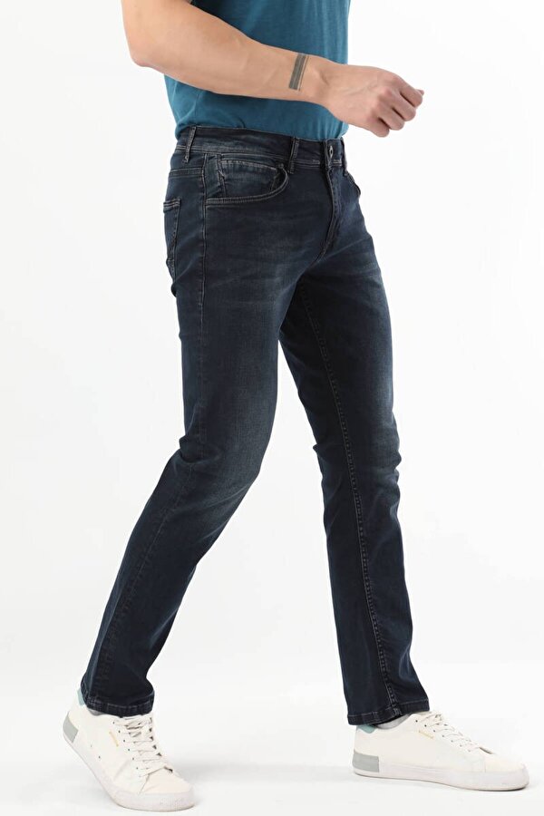 Banny Jeans Erkek Lacivert Düz Kalıp Jean Pantolon