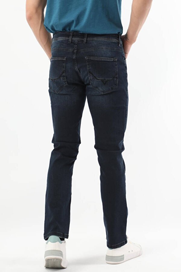 Banny Jeans Erkek Lacivert Düz Kalıp Jean Pantolon