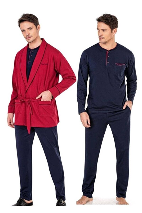 Pierre Cardin Erkek Penye Çeyiz Pijama Seti