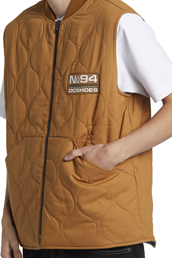 DC SHOES Clothing Dc Shoes No 94 Worker Vest Коричневый