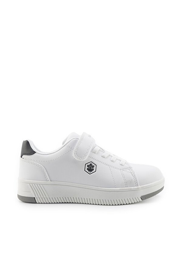 Lumberjack 1 VELCRO AND ELASTIC LACE WHITE Boy Sneaker