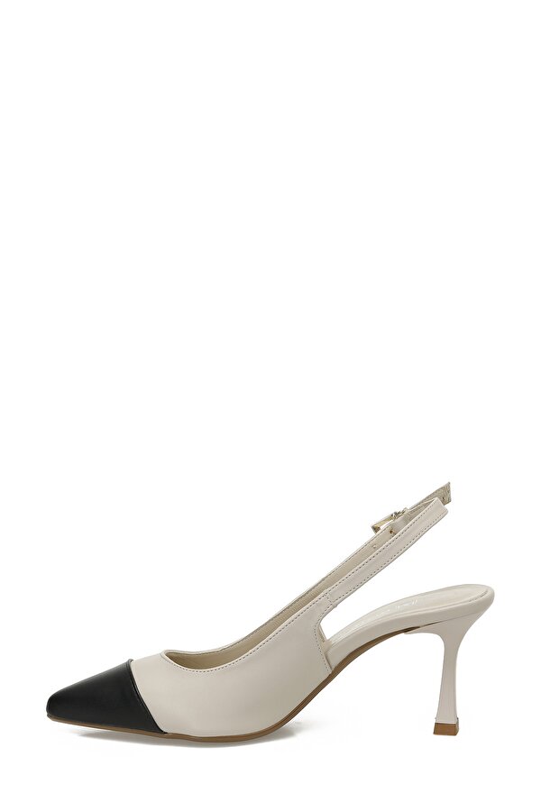 Butigo 25S-103 5FX Bej Kadın Topuklu Ayakkabı