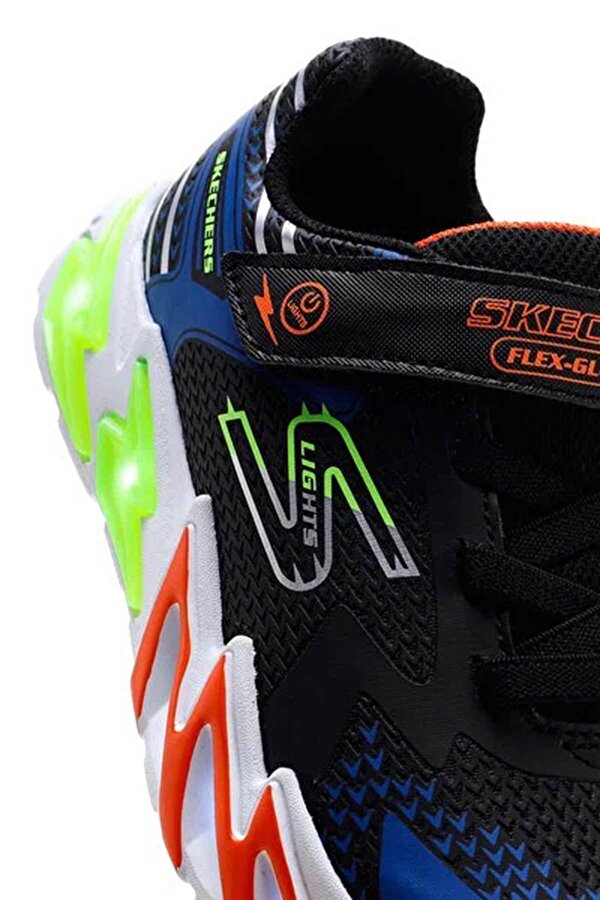 Skechers FLEX GLOW BOLT Siyah Erkek Çocuk Sneaker
