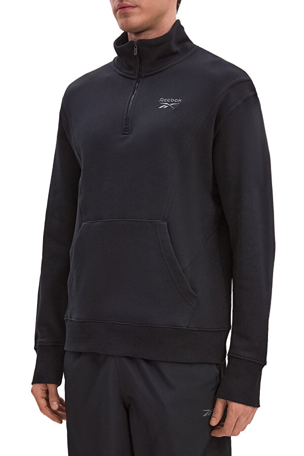REEBOK Clothing Reebok Icon Elements Quarter Zip Черный