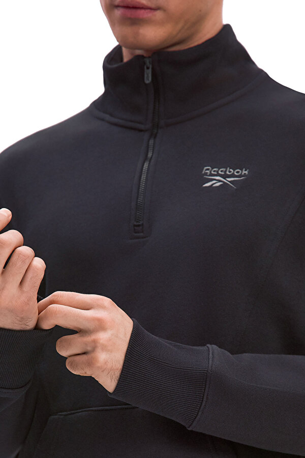 REEBOK Clothing Reebok Icon Elements Quarter Zip Черный