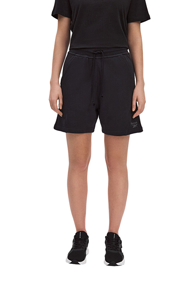 Reebok Icon Elements Ft Short Черный Женщина Шорты