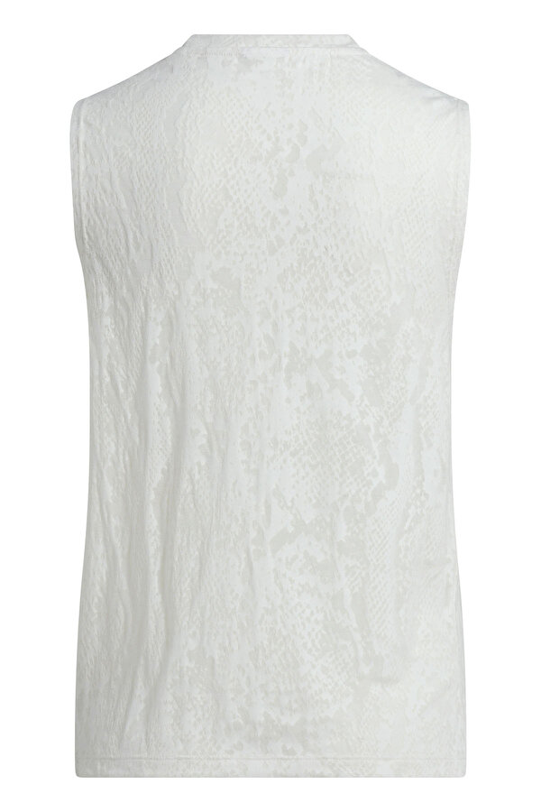 Reebok BURNOUT MUSCLE TANK ECRU Woman 046