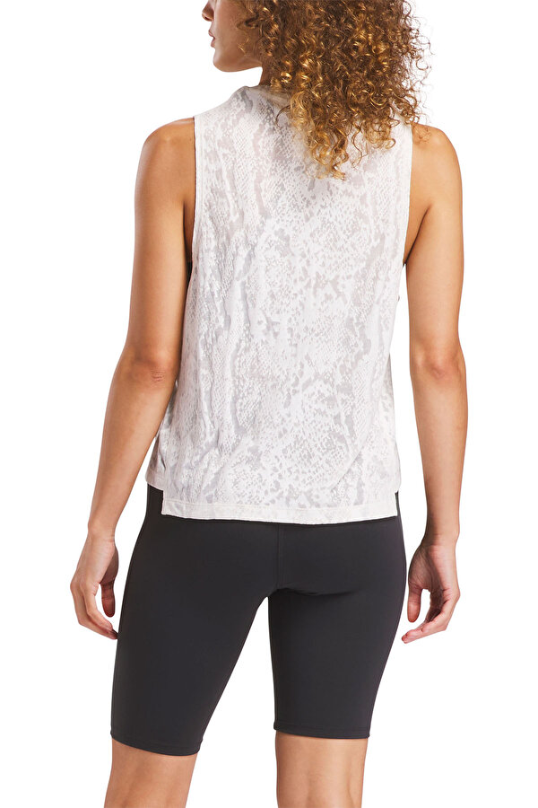 Reebok BURNOUT MUSCLE TANK ECRU Woman 046