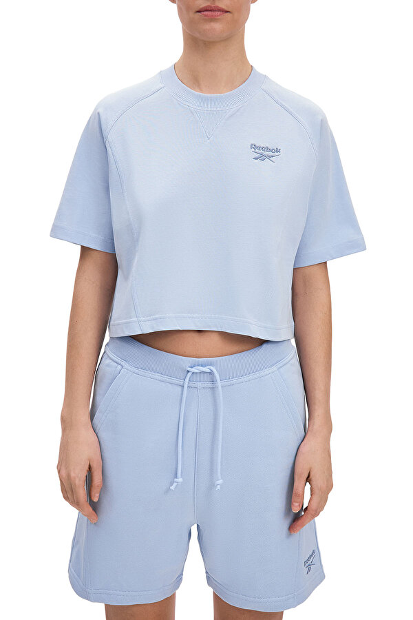 Reebok ICON ELEMENTS TEE L BLUE Woman 054