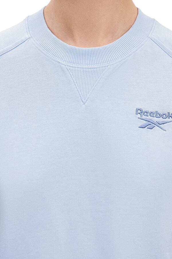 Reebok ICON ELEMENTS TEE L BLUE Woman Sleeve T-Sh