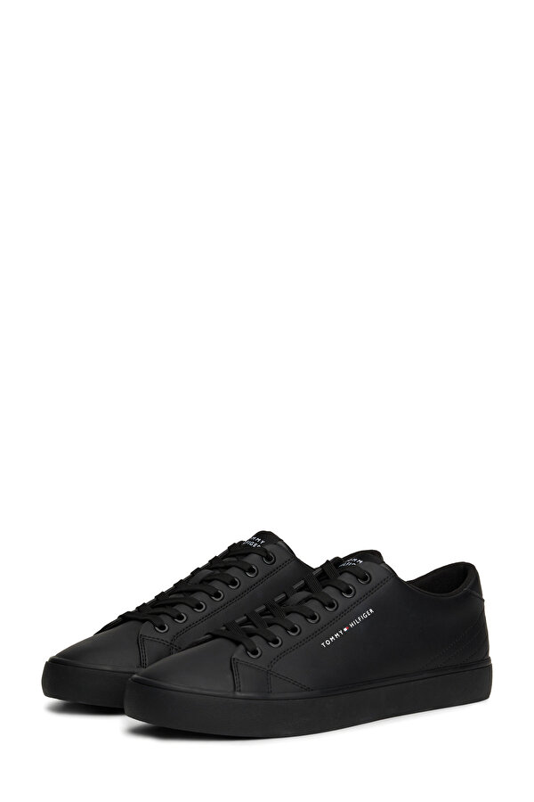 Tommy Hilfiger TH HI VULC CORE LOW LEATH Lacivert Erkek Sneaker