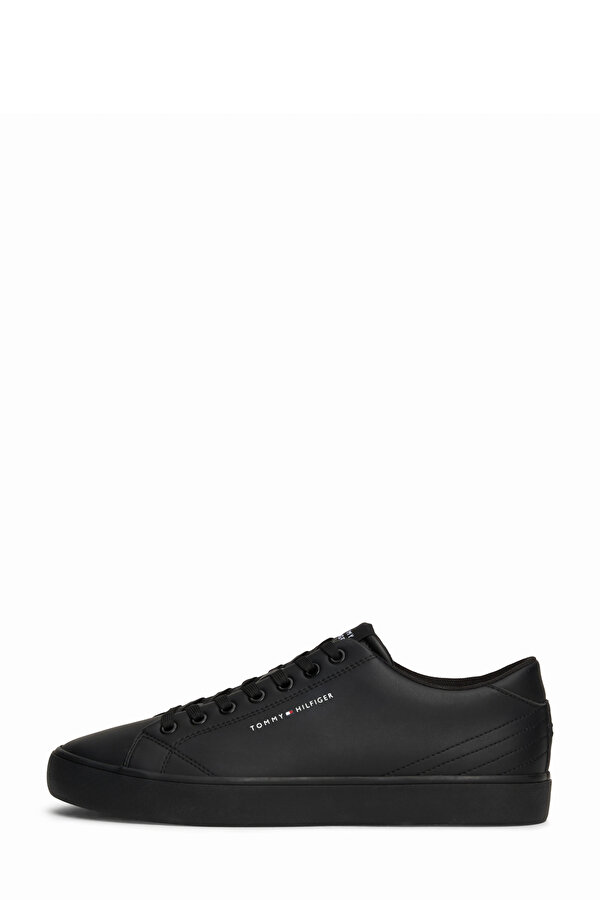 Tommy Hilfiger TH HI VULC CORE LOW LEATH Lacivert Erkek Sneaker