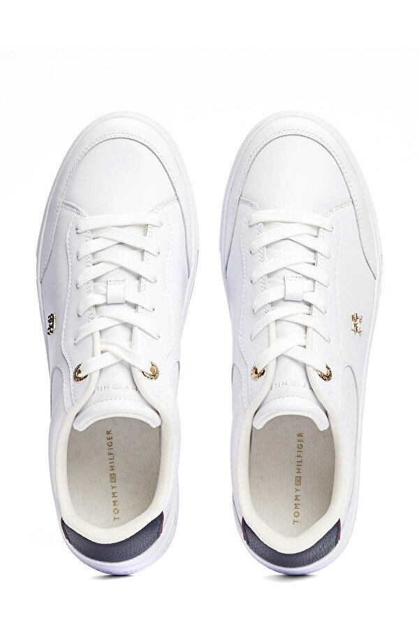 ESSENTIAL CHIC COURT SNAE KIRIK BEYAZ Kadın Sneaker - Görsel 7