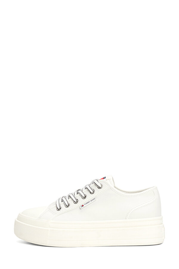 TJW FOXING VULC LC LEATHE KIRIK BEYAZ Kadın Sneaker - Görsel 4