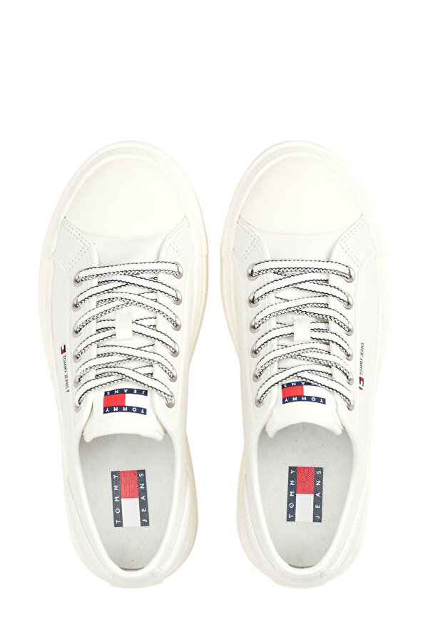 TJW FOXING VULC LC LEATHE KIRIK BEYAZ Kadın Sneaker - Görsel 6