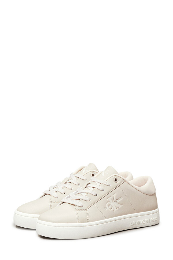 Calvin Klein CLASSIC CUPSOLE LOWLACEUP Krem Kadın Sneaker