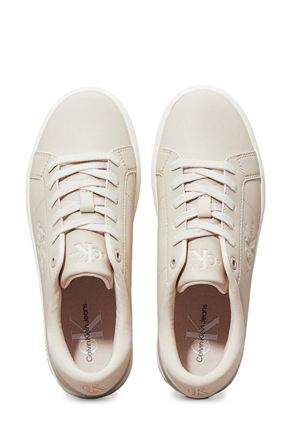 Calvin Klein CLASSIC CUPSOLE LOWLACEUP Krem Kadın Sneaker