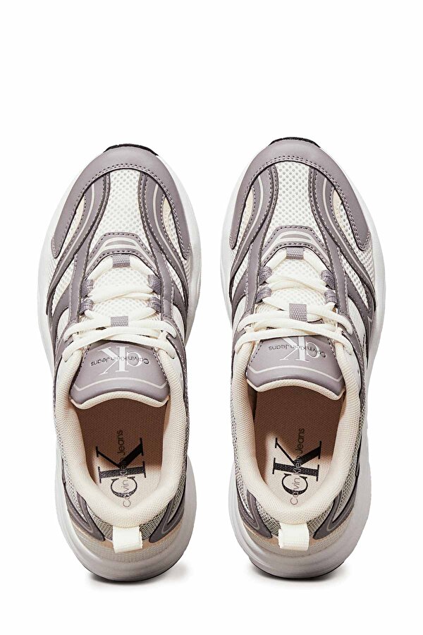 Calvin Klein RETRO TENNIS MESH ML Gri Kadın Sneaker