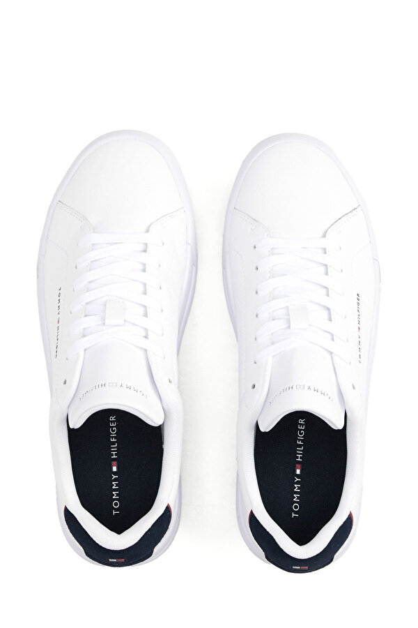 TH COURT LTH DETAIL ESS Beyaz Erkek Sneaker - Görsel 6