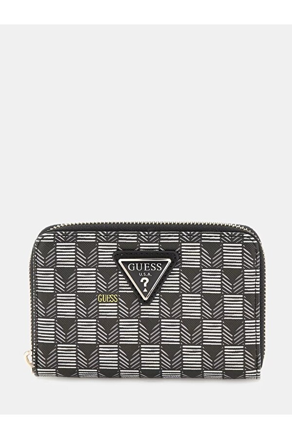 Guess G Wave Geometrik Desenli Kadın Cüzdan SWJT9344140