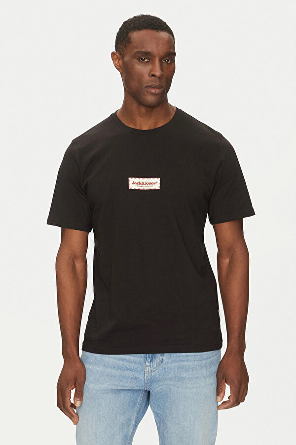 Jack & Jones Erkek T Shirt 12273182 SİYAH