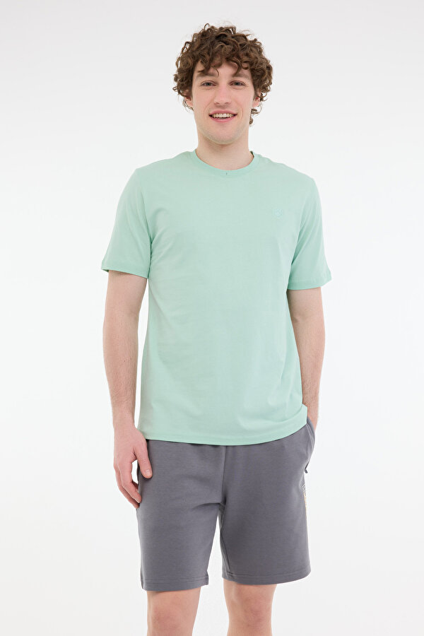 Lumberjack MB CT102 C NK T-SH 5FX A MINT Erkek Kısa Kol T-Shirt