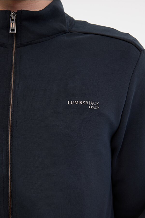 Lumberjack ML PAULT 18HS70 5FX Siyah Erkek Eşofman Üstü