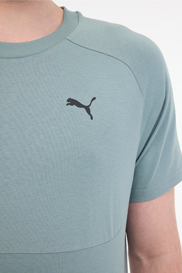 Puma TECH Tee Yeşil Erkek Kısa Kol T-Shirt
