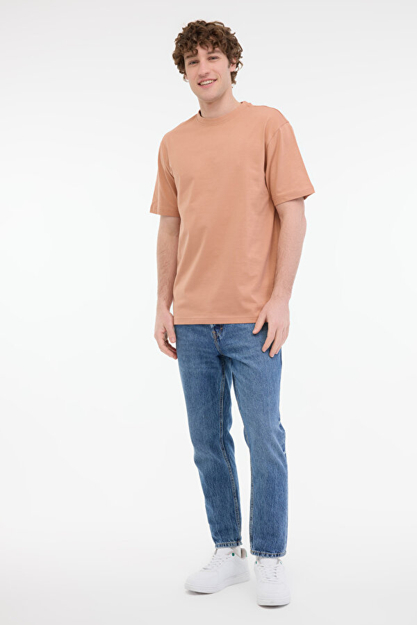 Only&Sons ONSFRED LIFE RLX SS TEE N Kahverengi Erkek Kısa Kol T-Shirt