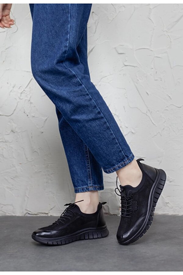 Venüs Bubi Hakiki Deri Ortopedik Kadın Casual Ayakkabı