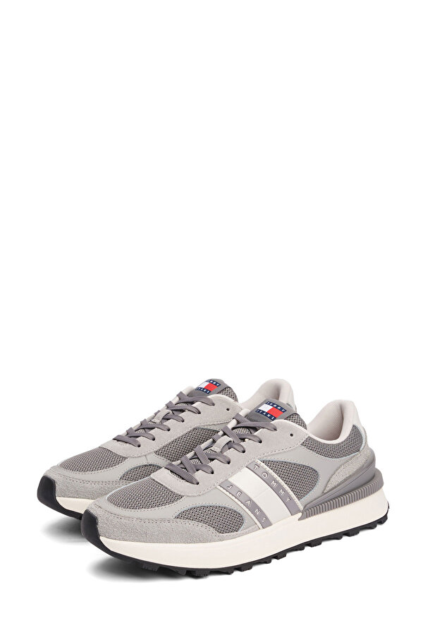 Tommy Hilfiger TJM TECHNICAL RUNNER ESS Gri Erkek Sneaker