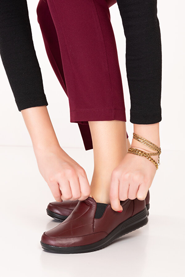 Gondol Kundura Gondol Kadın Hakiki Deri Anatomik Yumuşak Taban Günlük Ayakkabı pyt.1213