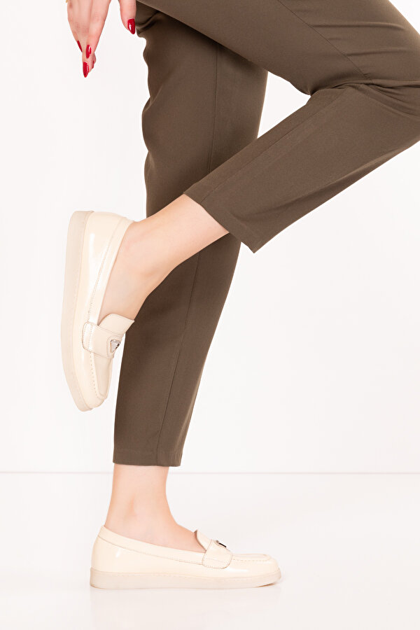 Gondol Kundura Gondol Kadın Hakiki Deri Günlük Şık Loafer anl.3200