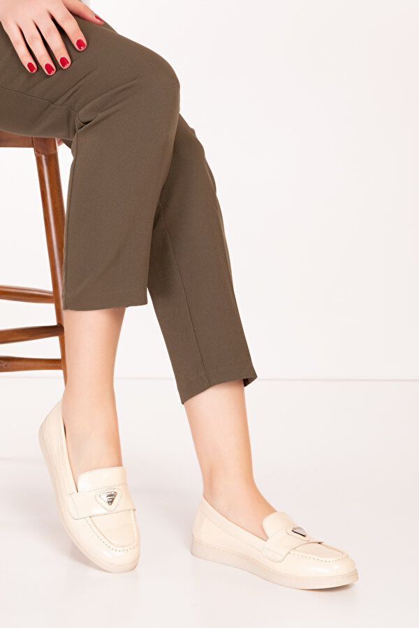 Gondol Kundura Gondol Kadın Hakiki Deri Günlük Şık Loafer anl.3200