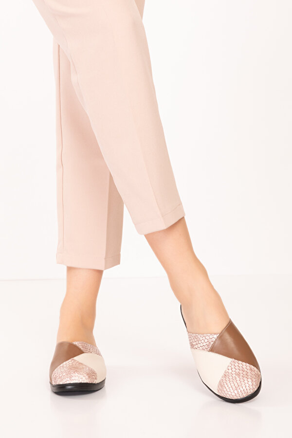 Gondol Kundura Gondol Hakiki Deri Ev Terliği   özl.450