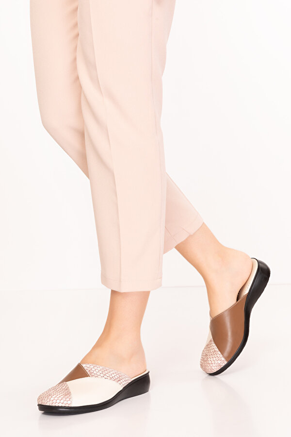 Gondol Kundura Gondol Hakiki Deri Ev Terliği   özl.450