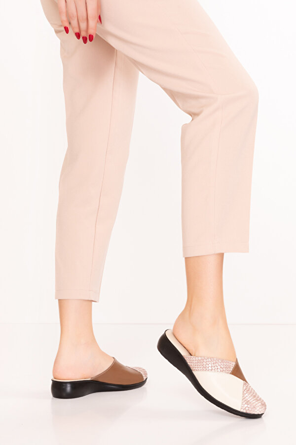 Gondol Kundura Gondol Hakiki Deri Ev Terliği   özl.450