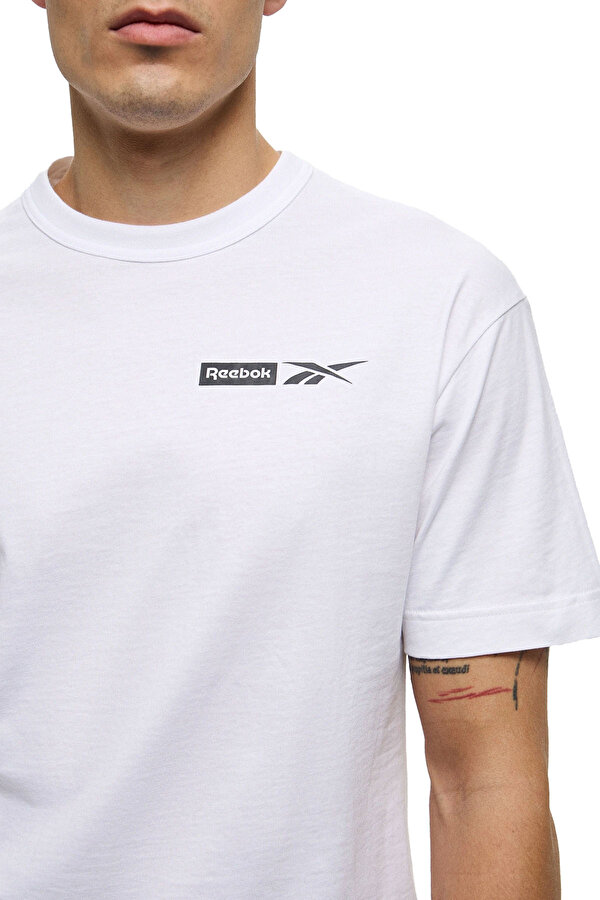 Reebok GS BASKETBALL POST UP TEE WHITE Man 054
