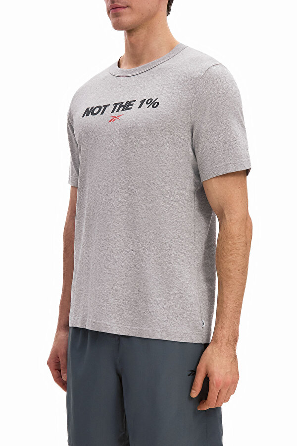 Reebok Gs Basketball Not 1% Tee Серый 014 Мужчина Футболка
