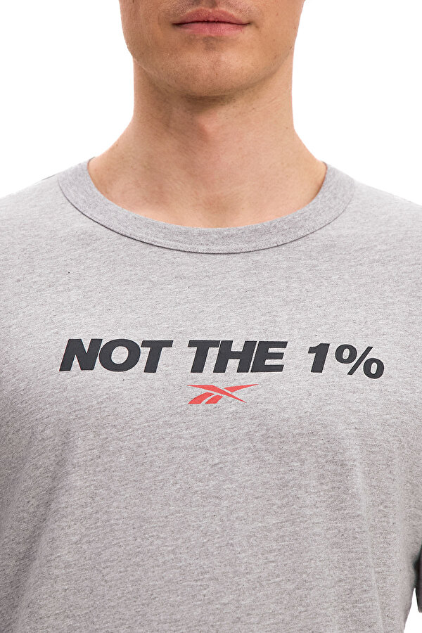 Reebok Gs Basketball Not 1% Tee Серый 014 Мужчина Футболка