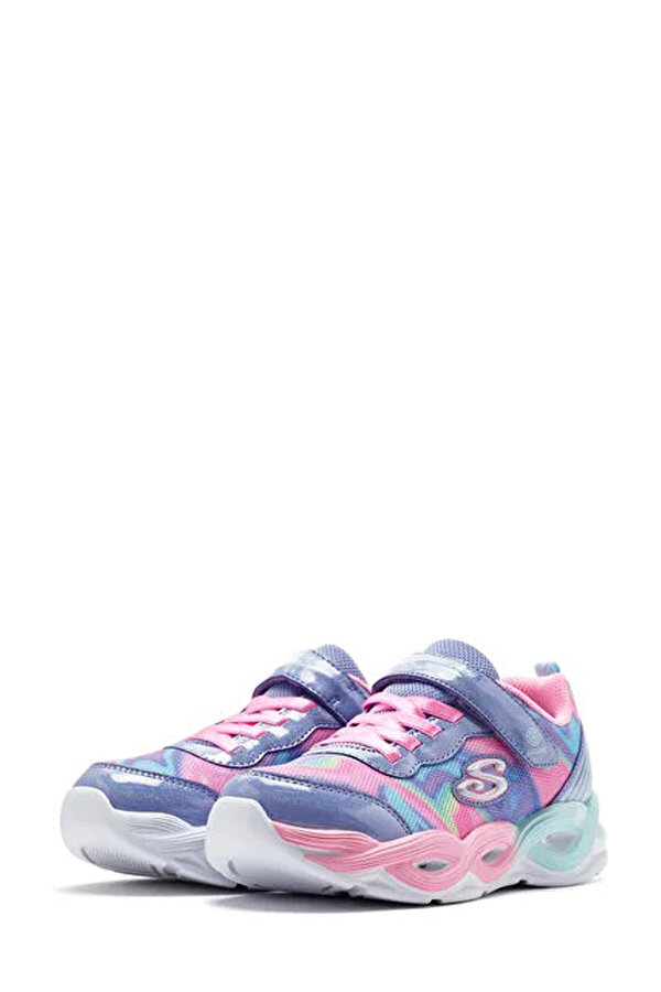 Skechers TWİSTY GLOW - SORBET SWİR Lila Kız Çocuk Comfort Ayakkabı