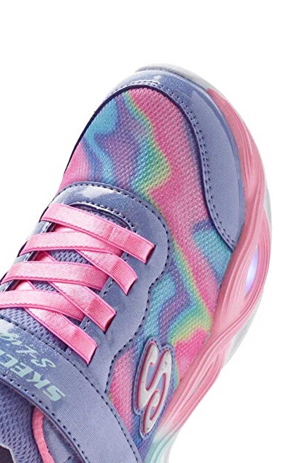 Skechers TWİSTY GLOW - SORBET SWİR Lila Kız Çocuk Comfort Ayakkabı