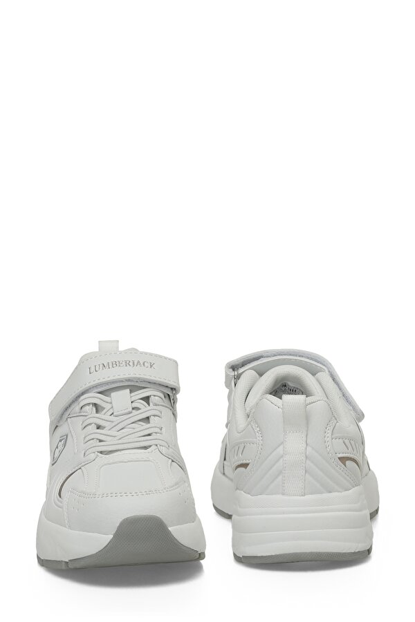 POL PU JR 5PR Beyaz Kız Çocuk Spor Ayakkabı - Görsel 6