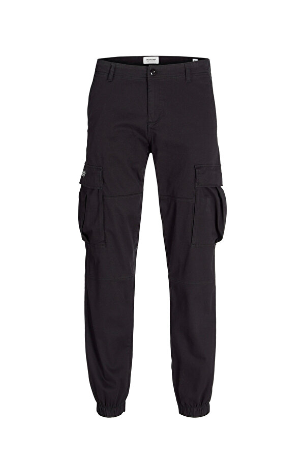 Jack & Jones JPSTKANE JONNIE CUFFED CA Siyah Erkek Pantolon