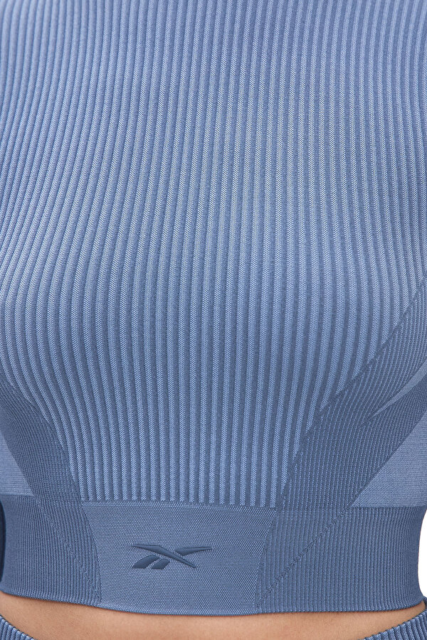 REEBOK Фуфайка Reebok Rbk Lab Ls Seamless Crop Голубой 004