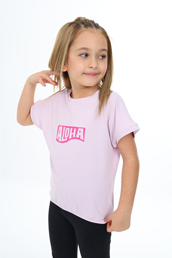 Toontoy Kids Toontoy Kız Çocuk Baskılı Tişört