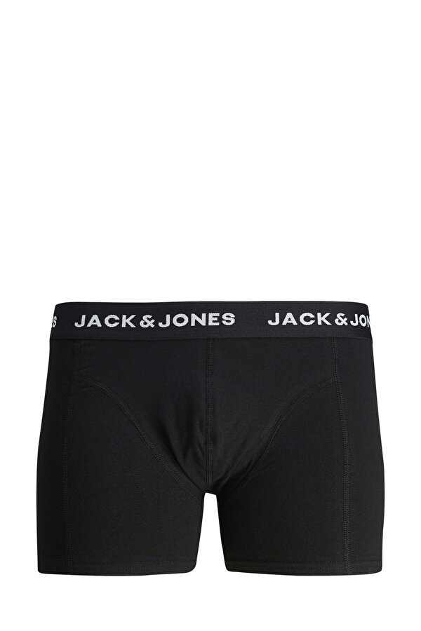 Jack & Jones JACSOLID TRUNKS 3 PACK OP Siyah Erkek Boxer
